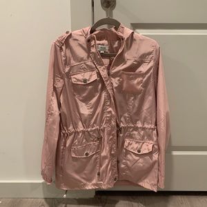NWOT! NEW LOOK - pink rain jacket, size L, never worn & in perfect condition